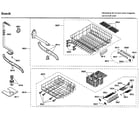 Bosch SHX46L15UC/33 rack diagram