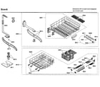 Bosch SHX46L15UC/35 rack diagram