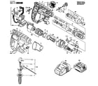Bosch RHH181-01 drill asy diagram
