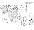 Bosch WFMC3301UC/01 cabinet/door diagram