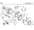 Bosch WFMC3301UC/01 tub diagram