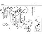 Bosch WFMC3301UC/03 cabinet/door diagram