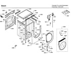 Bosch WFMC3301UC/15 cabinet/door diagram