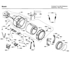 Bosch WFMC3301UC/15 tub diagram