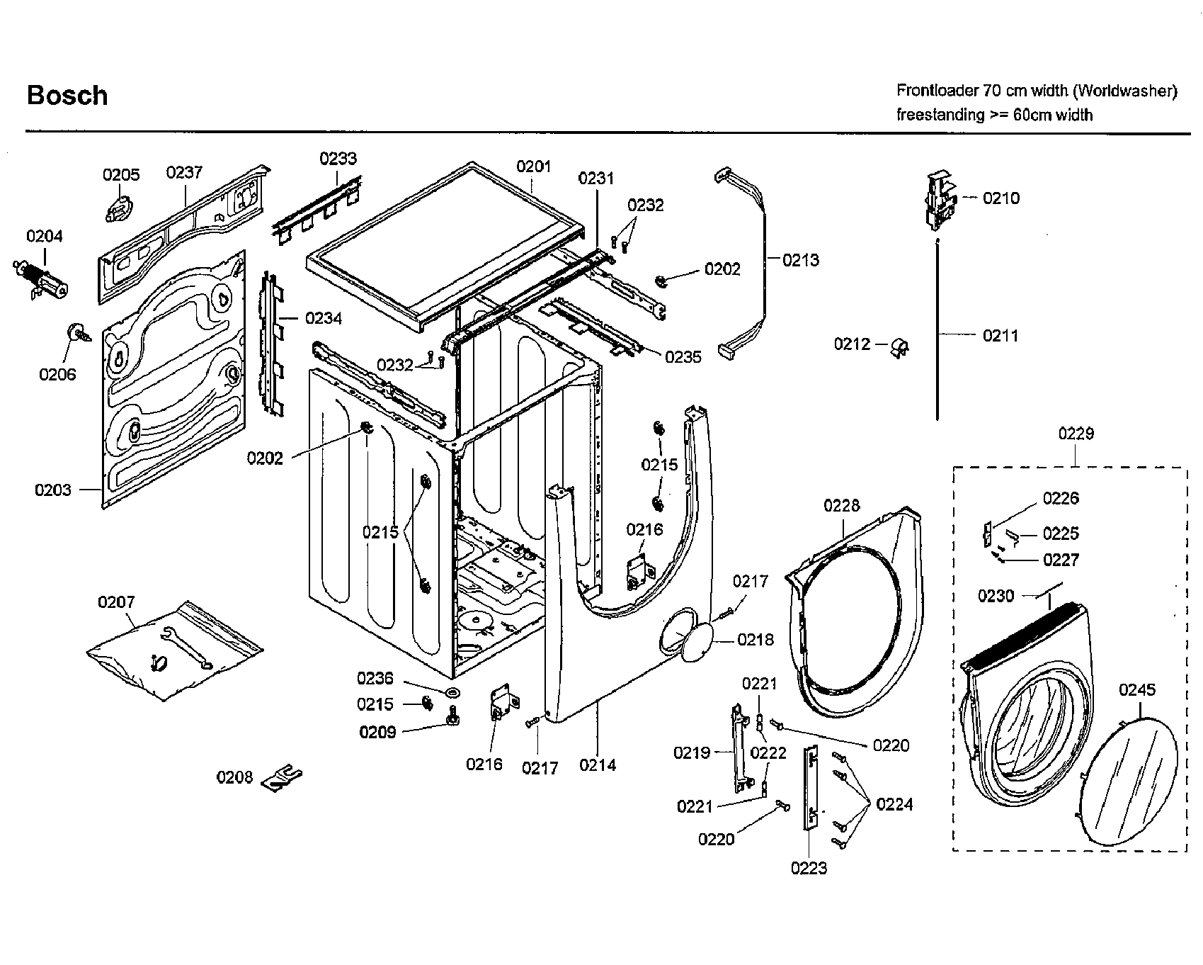 CABINET/FRONT DOOR