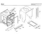 Bosch SHE53T55UC/09 cabinet diagram