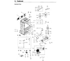 Samsung RF28HMEDBWW/AA-09 cabinet diagram