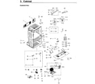 Samsung RF28HMEDBWW/AA-10 cabinet diagram