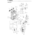 Samsung RF28HMEDBWW/AA-12 cabinet diagram