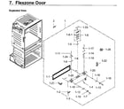 Samsung RF28HMEDBWW/AA-12 door right diagram