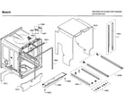 Bosch SHP65TL6UC/09 cabinet diagram