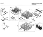 Bosch SHP65TL6UC/09 racks diagram