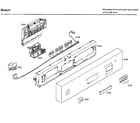 Bosch SHU33A02UC/43 control panel diagram