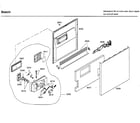 Bosch SHU33A02UC/43 door diagram