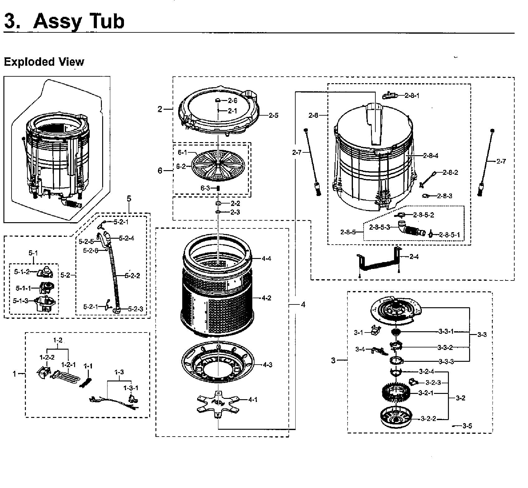 Tub asy