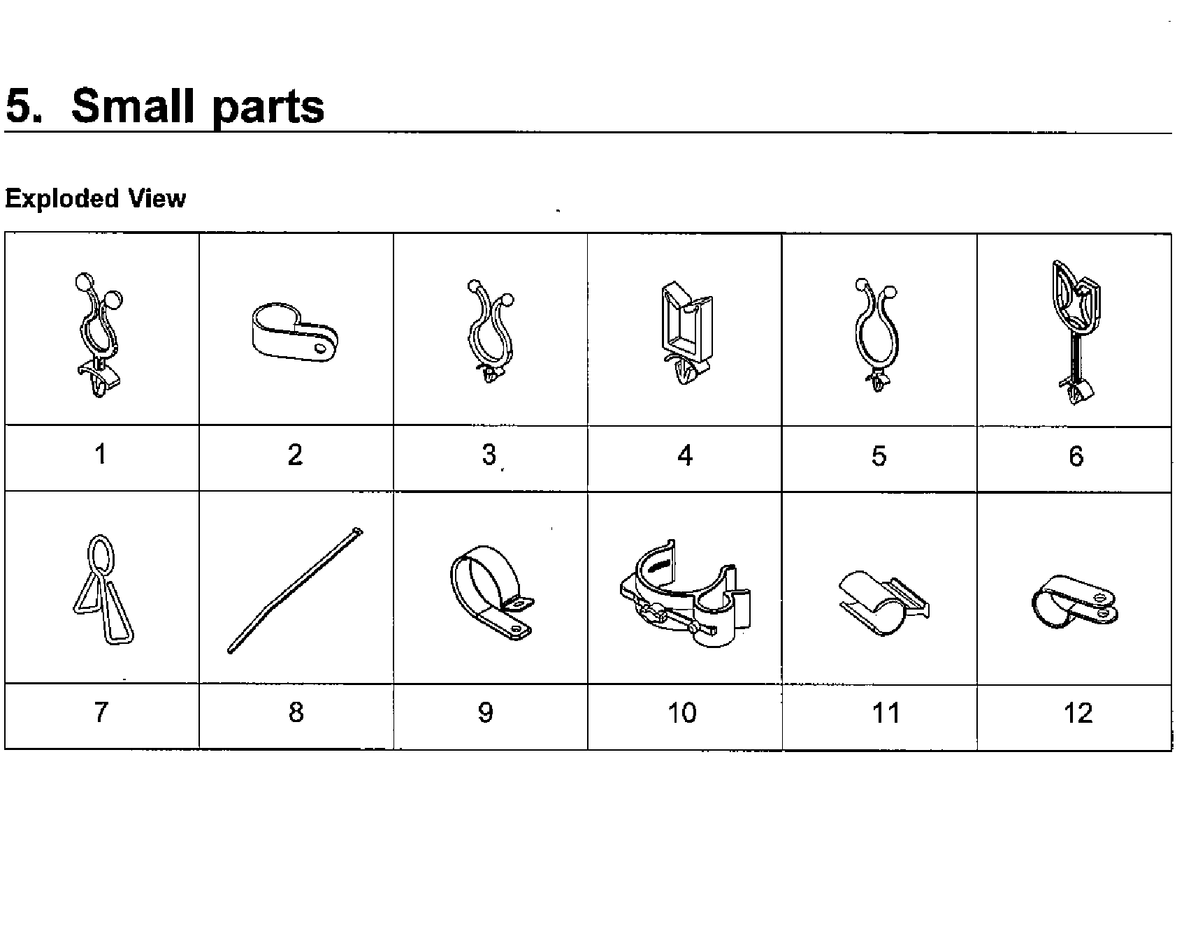 Small parts