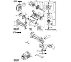 Bosch GWS18V-50 grinder angle diagram