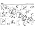 Bosch WFVC544CUC/19 drum diagram
