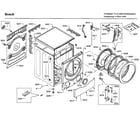 Bosch WFVC544CUC/23 cabinet diagram