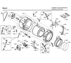 Bosch WFVC544CUC/29 drum diagram