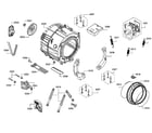 Bosch WAT28400UC/06 drum diagram