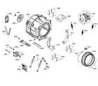 Bosch WAT28400UC/09 drum diagram