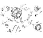 Bosch WAT28400UC/12 drum diagram