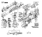 Bosch RH540S hammer drill diagram