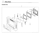 Samsung NE59M4320SS/AA-00 door diagram