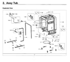 Samsung DW80M2020US/AA-00 tub diagram