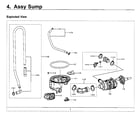 Samsung DW80M2020US/AA-00 pump diagram