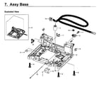 Samsung DW80M9960UG/AA-00 base diagram