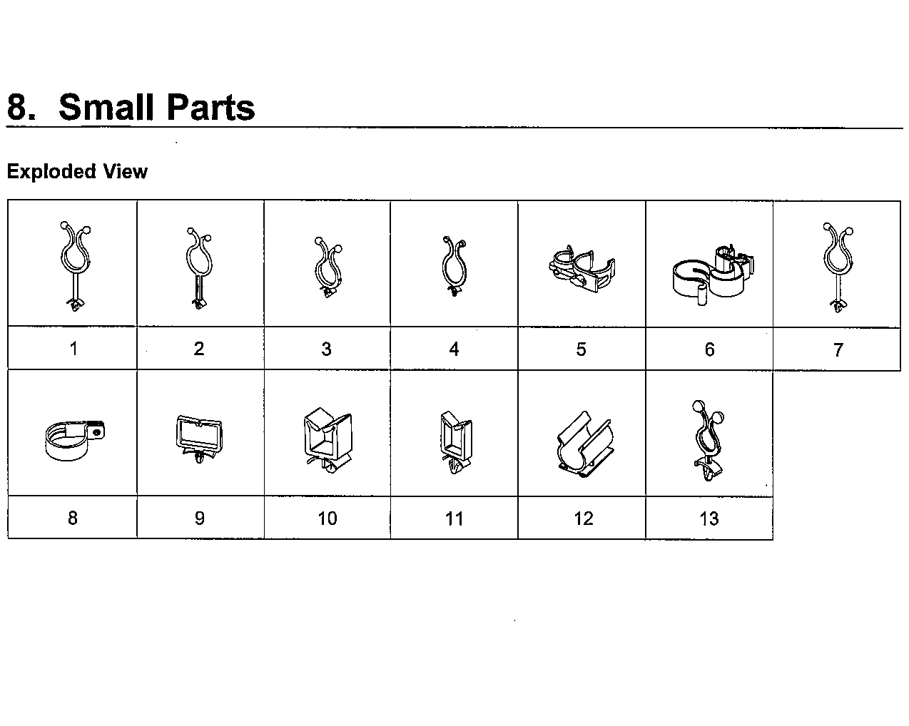 Small parts