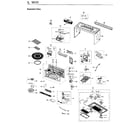 Samsung ME21H706MQB/AA-02 cabinet parts diagram