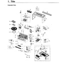 Samsung ME21H706MQS/AA-03 cabinet parts diagram