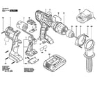 Bosch DDH181-01 drill cordless diagram