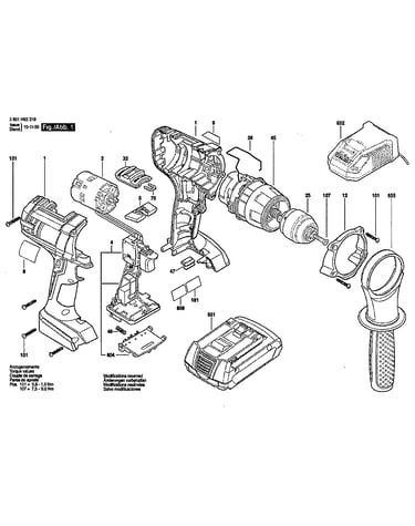 Drill cordless
