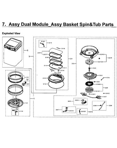 Dual module-tub