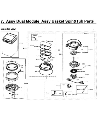 Dual module-tub