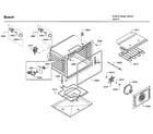 Bosch HEIP054U/06 oven diagram