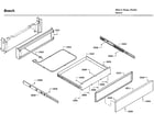 Bosch HEIP054U/06 drawer diagram