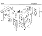 Bosch HEIP054U/07 cabinet diagram
