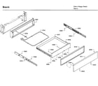 Bosch HEIP054U/07 drawer diagram