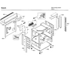 Bosch HII8055U/01 cabinet diagram