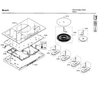Bosch HIIP055U/01 top assy diagram