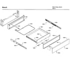Bosch HIIP055U/01 drawer diagram