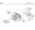 Bosch HMB50162UC/02 cabinet 2 diagram