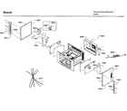Bosch HMB50162UC/02 cabinet 4 diagram