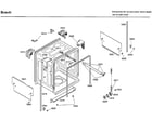 Bosch SHU33A06UC/22 cabinet diagram