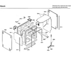 Bosch SHU3305UC/14 cabinet diagram